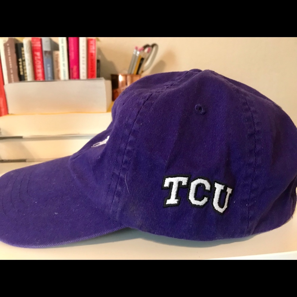 Purple TCU Ralph Lauren Baseball Hat (Women's)